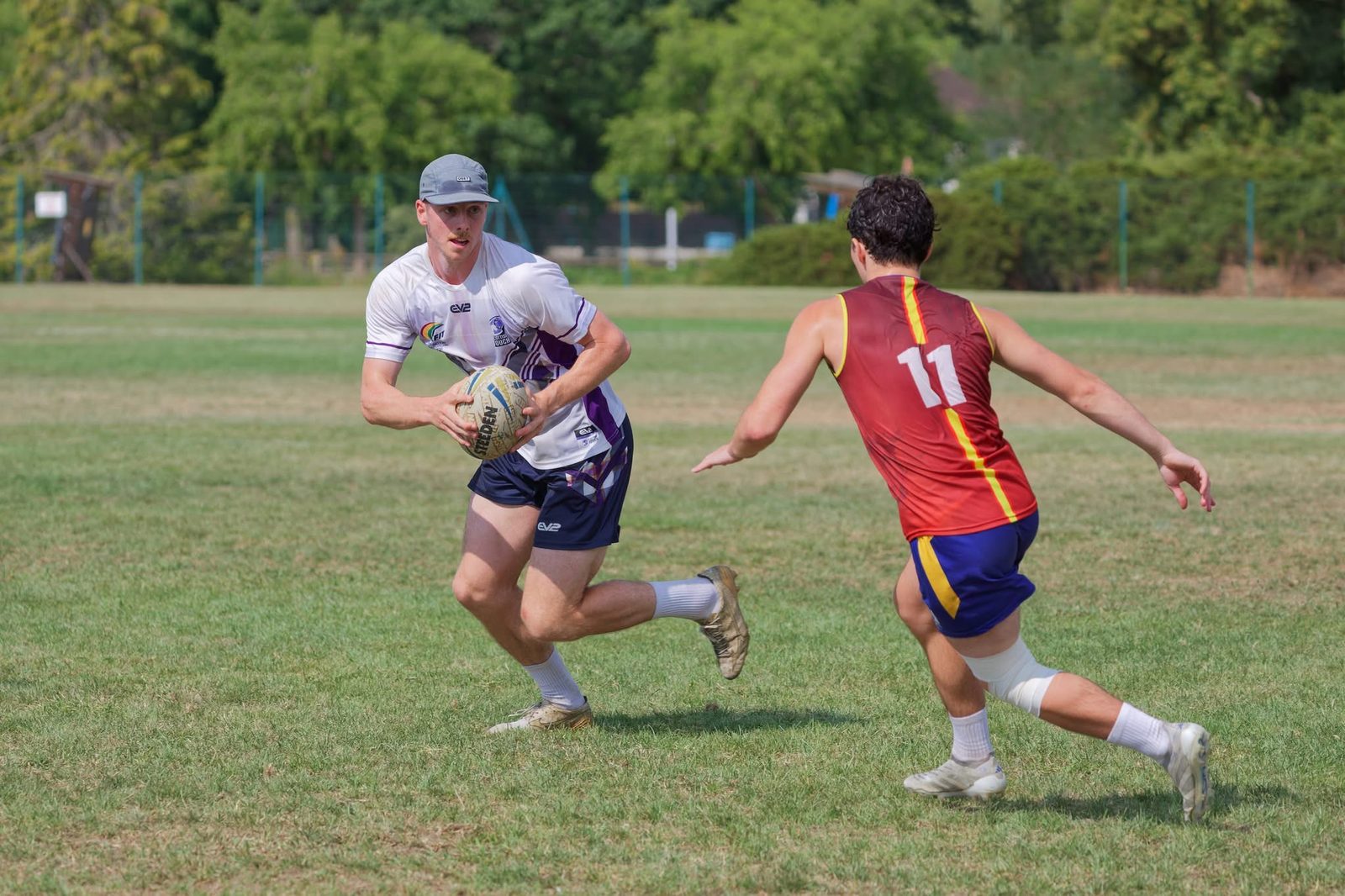Charlie representing Scotland Touch